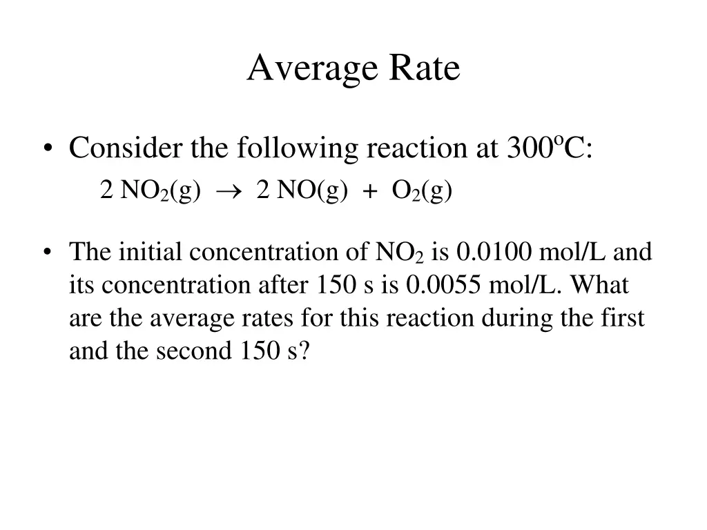 average rate