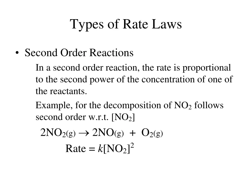 types of rate laws 3