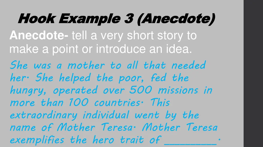 hook example 3 anecdote hook example 3 anecdote