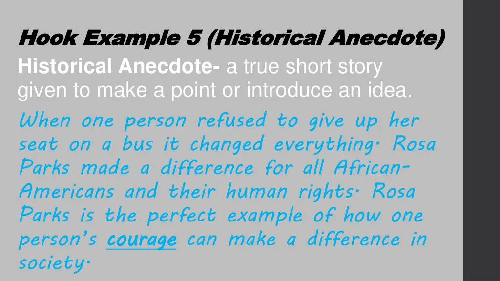 hook example 5 historical anecdote hook example