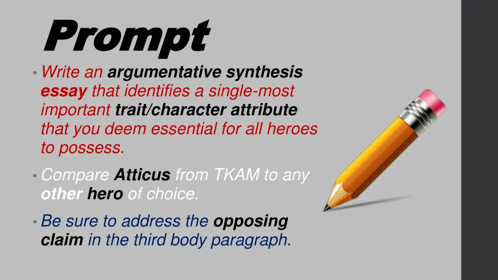 prompt prompt write an argumentative synthesis