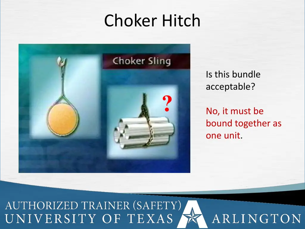 choker hitch