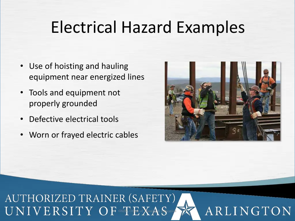 electrical hazard examples