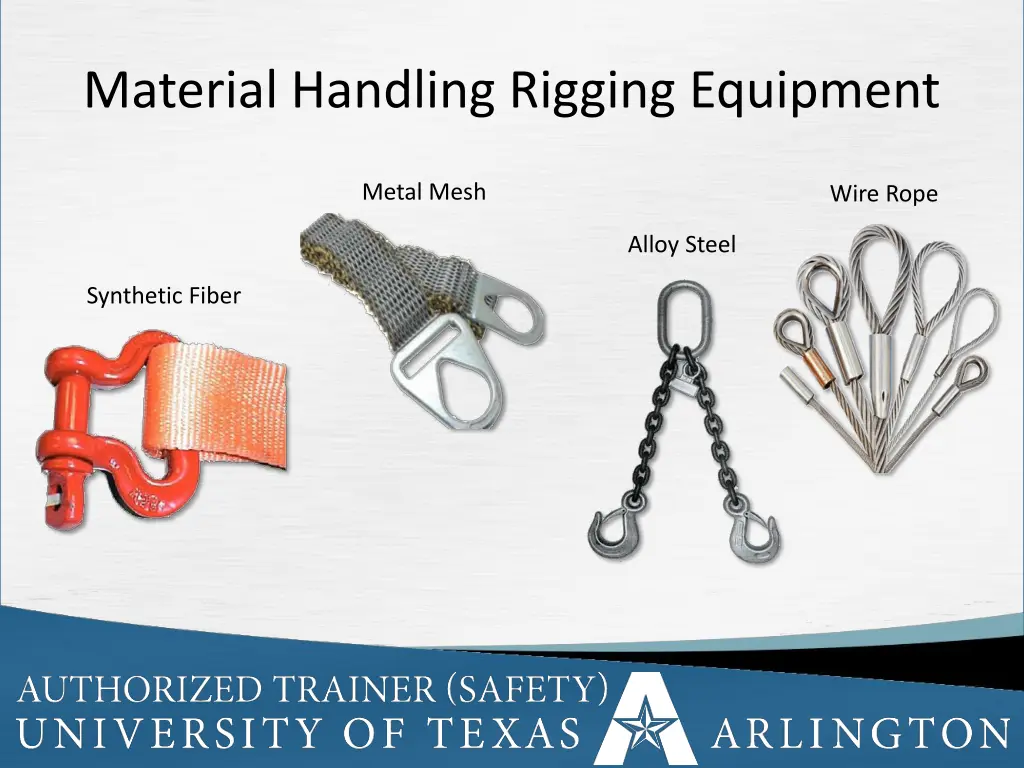 material handling rigging equipment