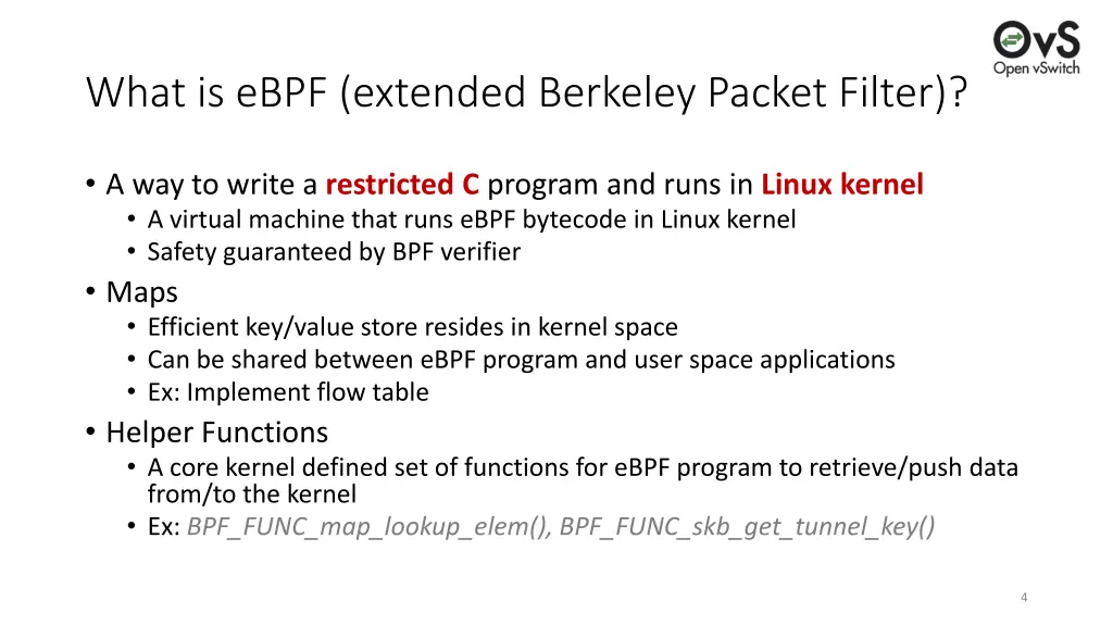 what is ebpf extended berkeley packet filter