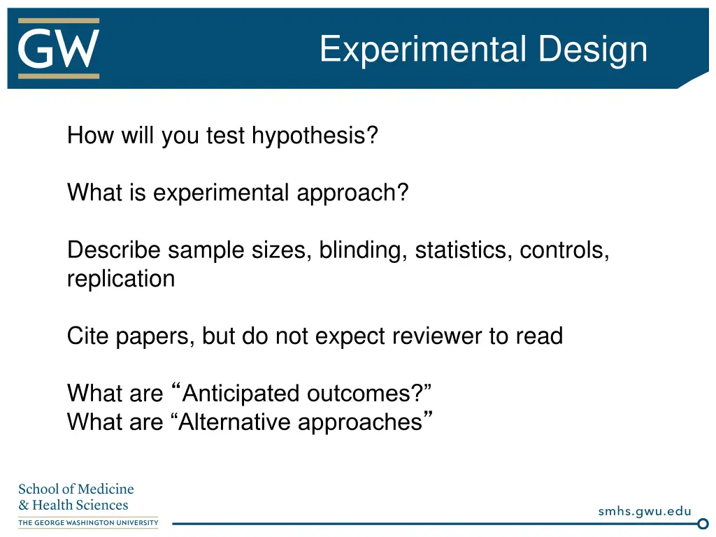 experimental design