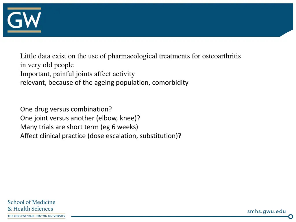 little data exist on the use of pharmacological