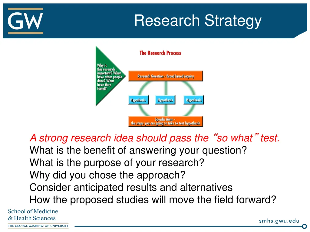 research strategy