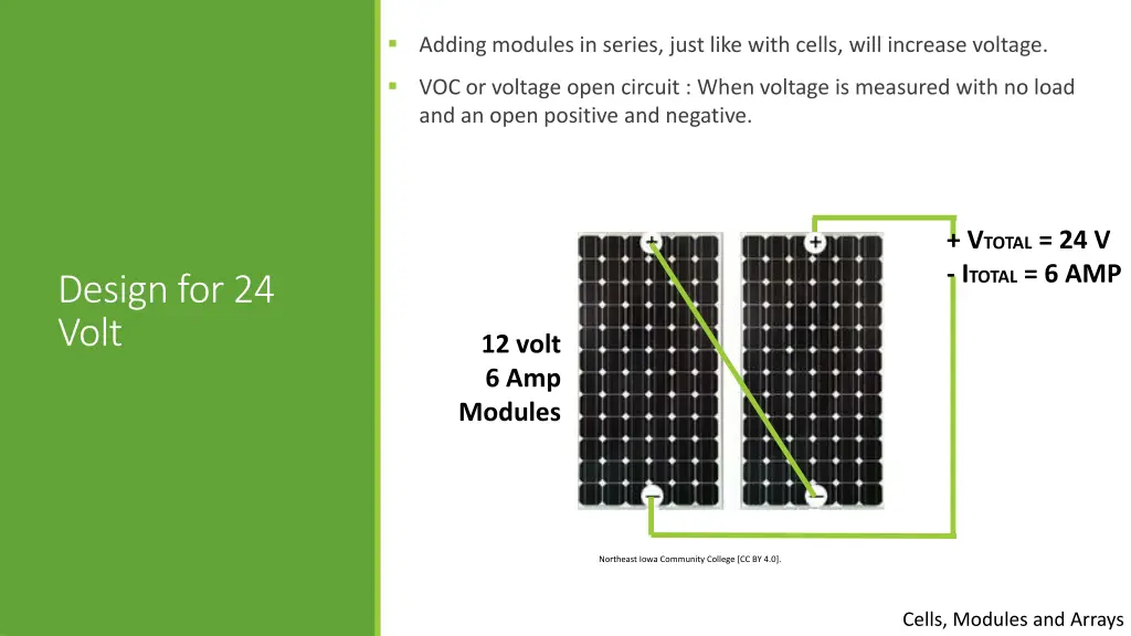 adding modules in series just like with cells