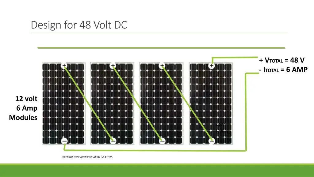 design for 48 volt dc