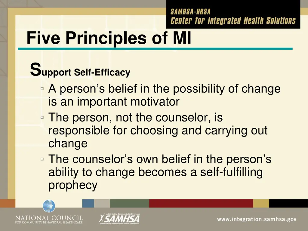 five principles of mi 2