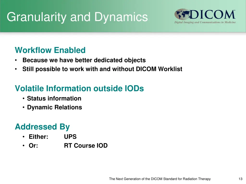 granularity and dynamics 1