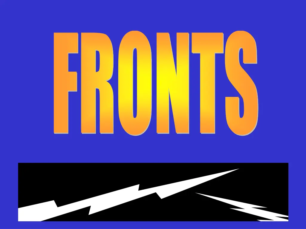 fronts