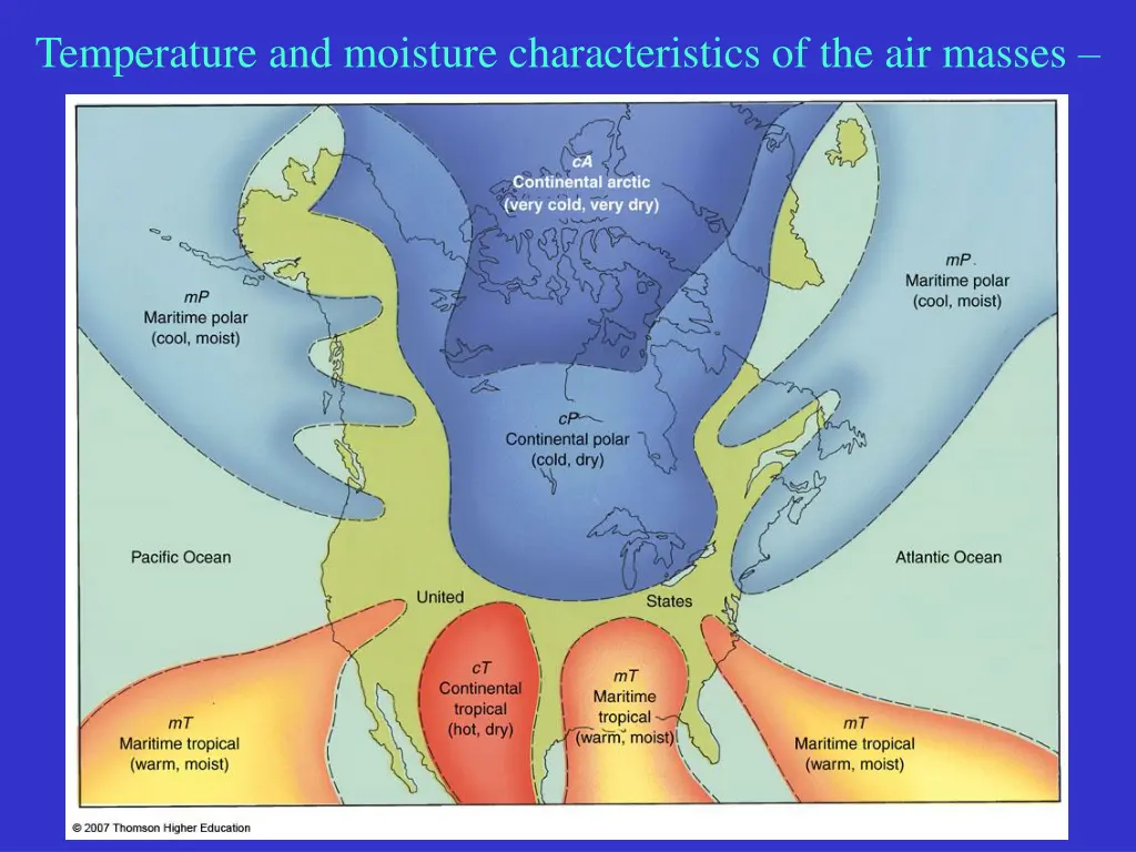 temperature and moisture characteristics