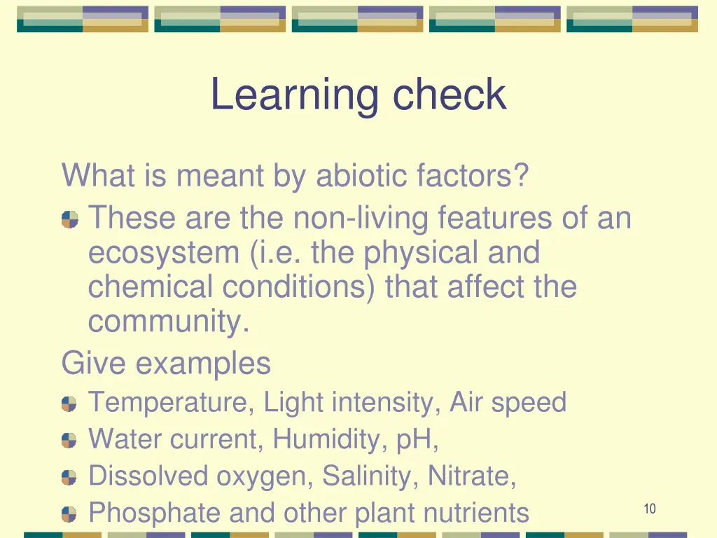 learning check 1