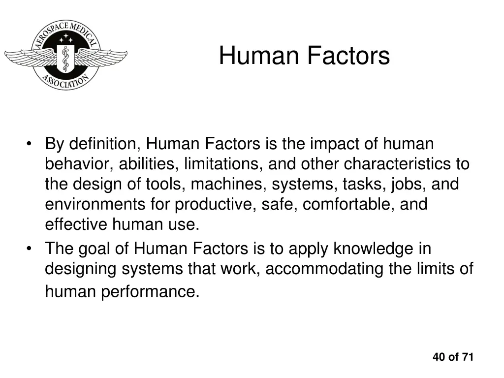 human factors