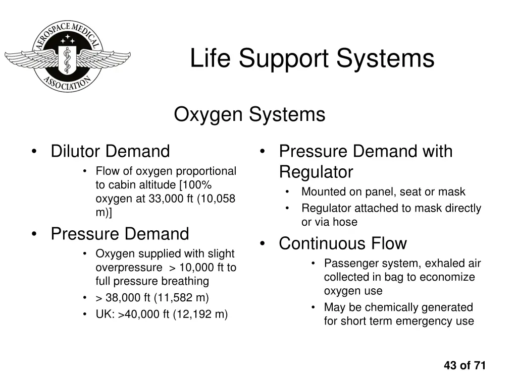 life support systems