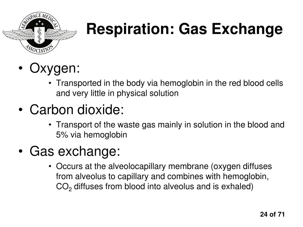 respiration gas exchange