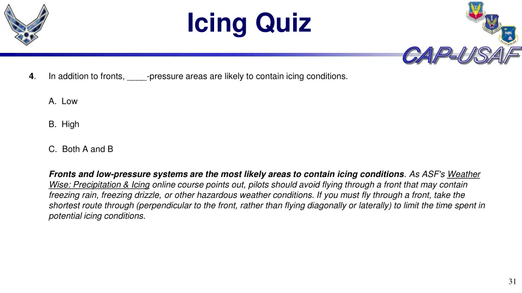 icing quiz 3