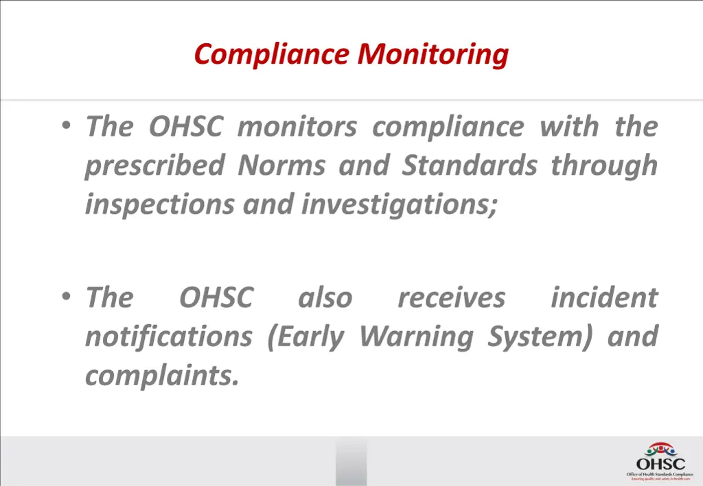 compliance monitoring