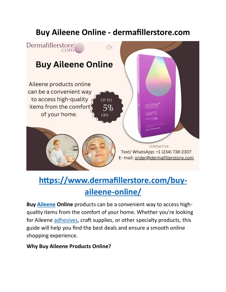 buy aileene online dermafillerstore com