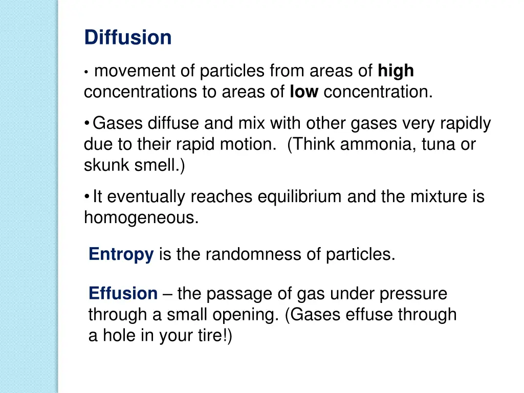 diffusion