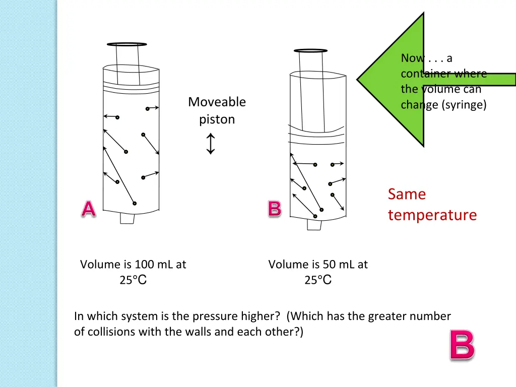 now a container where the volume can change