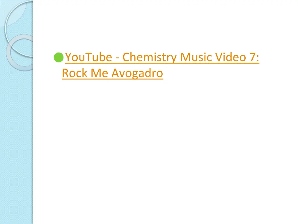 youtube chemistry music video 7 rock me avogadro