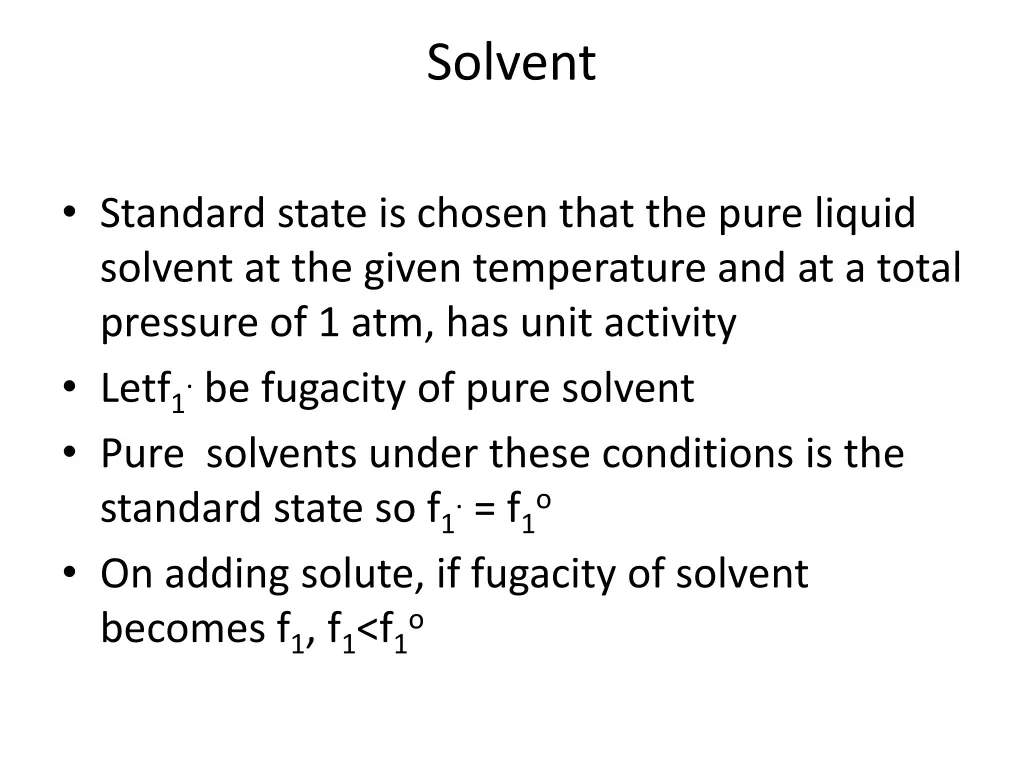 solvent