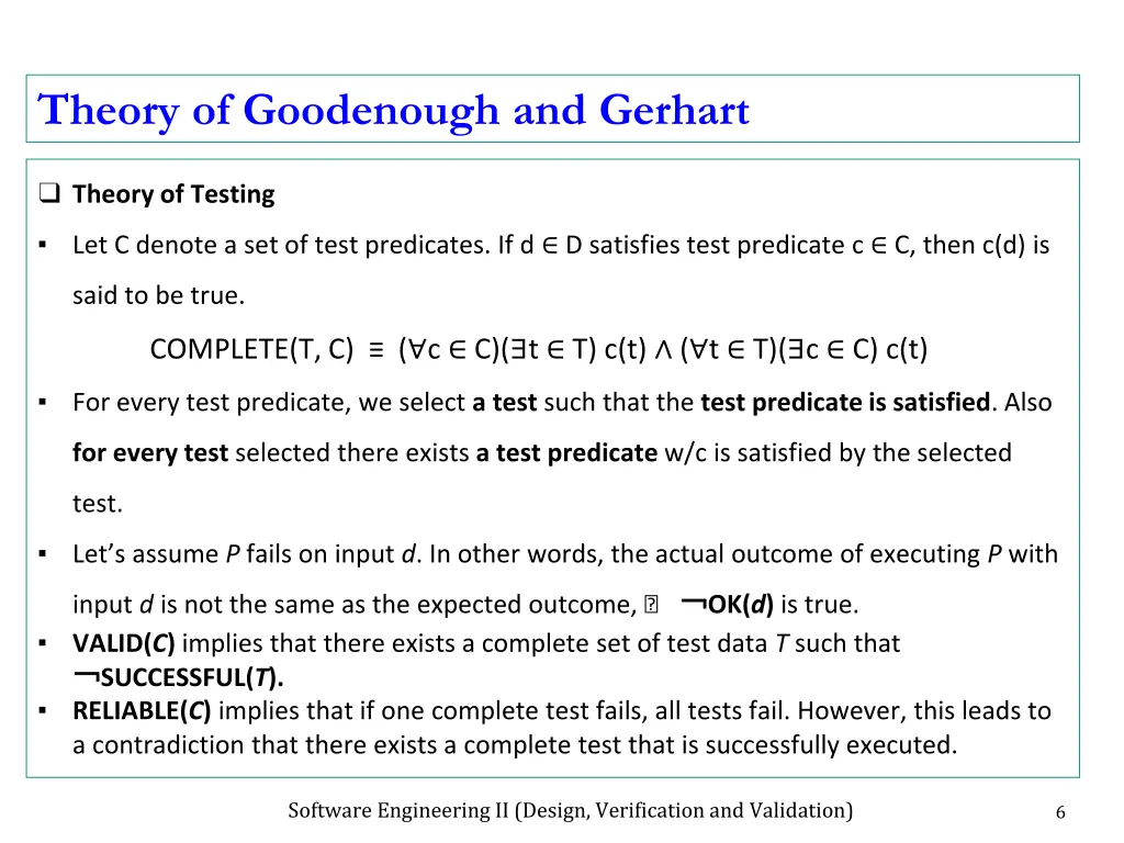 theory of goodenough and gerhart 2