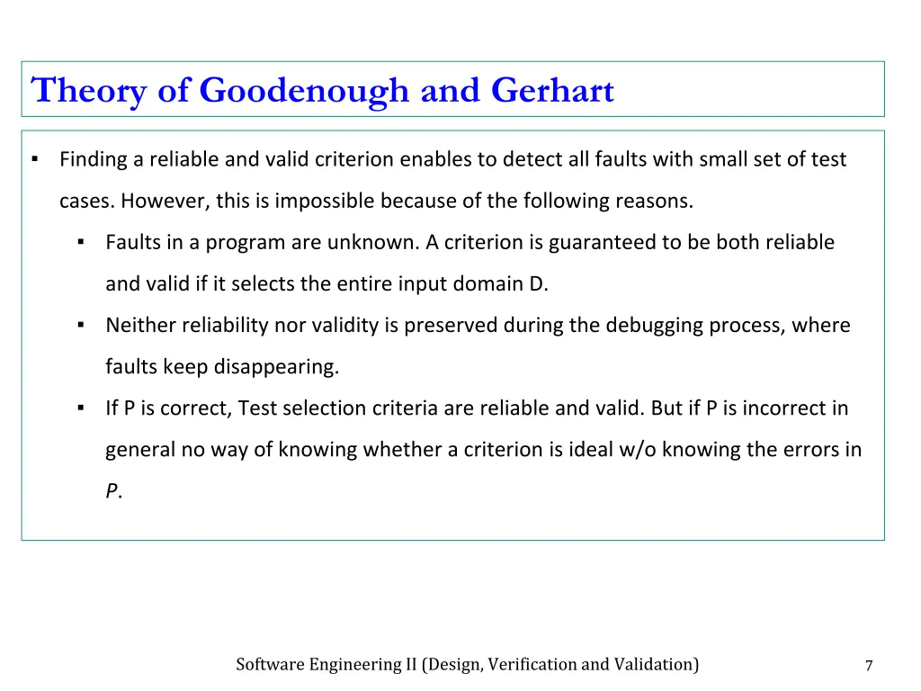 theory of goodenough and gerhart 3