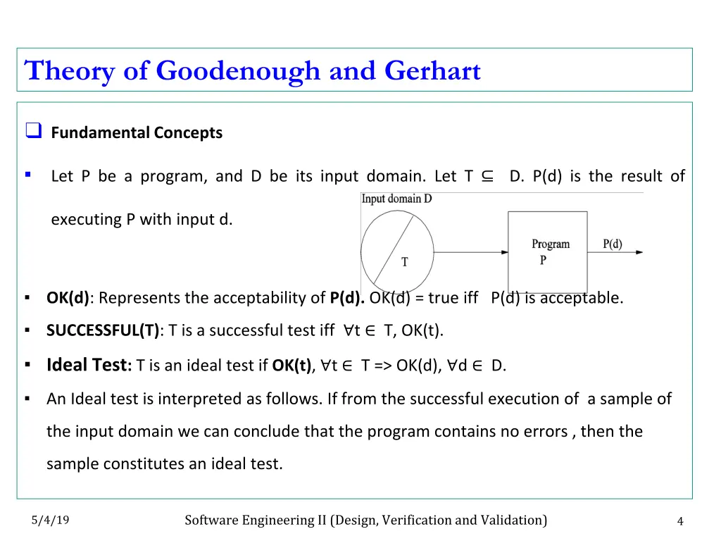 theory of goodenough and gerhart