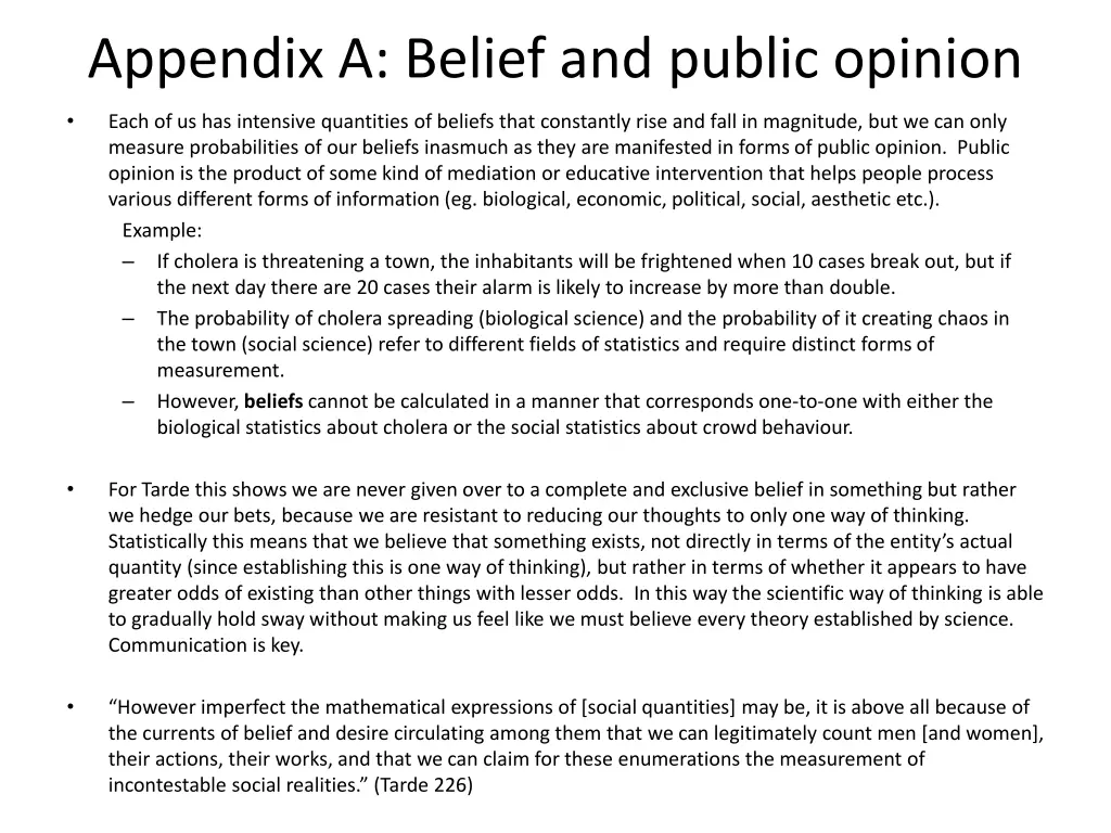 appendix a belief and public opinion