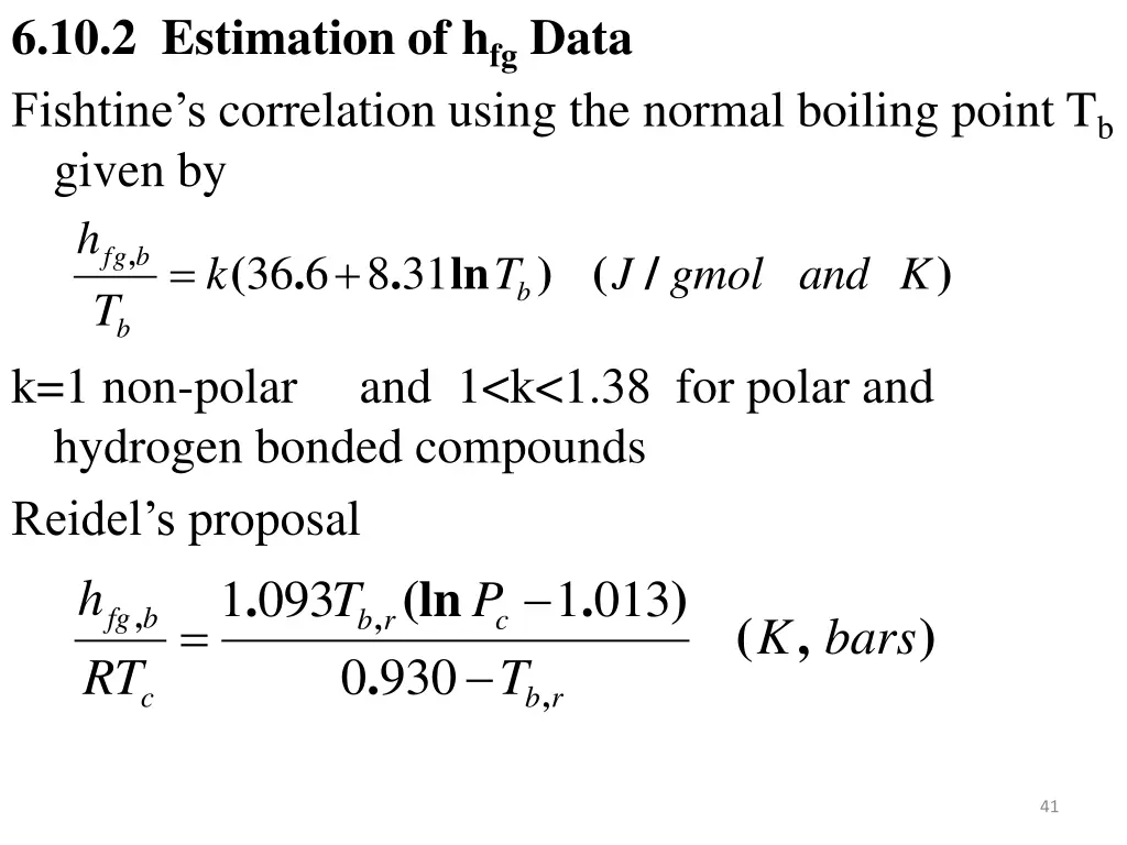 6 10 2 estimation of h fg data fishtine