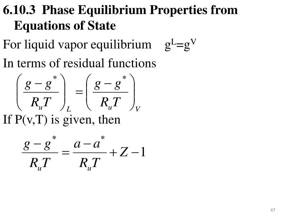 6 10 3 phase equilibrium properties from