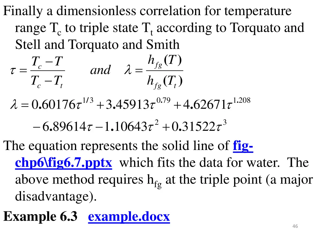 finally a dimensionless correlation