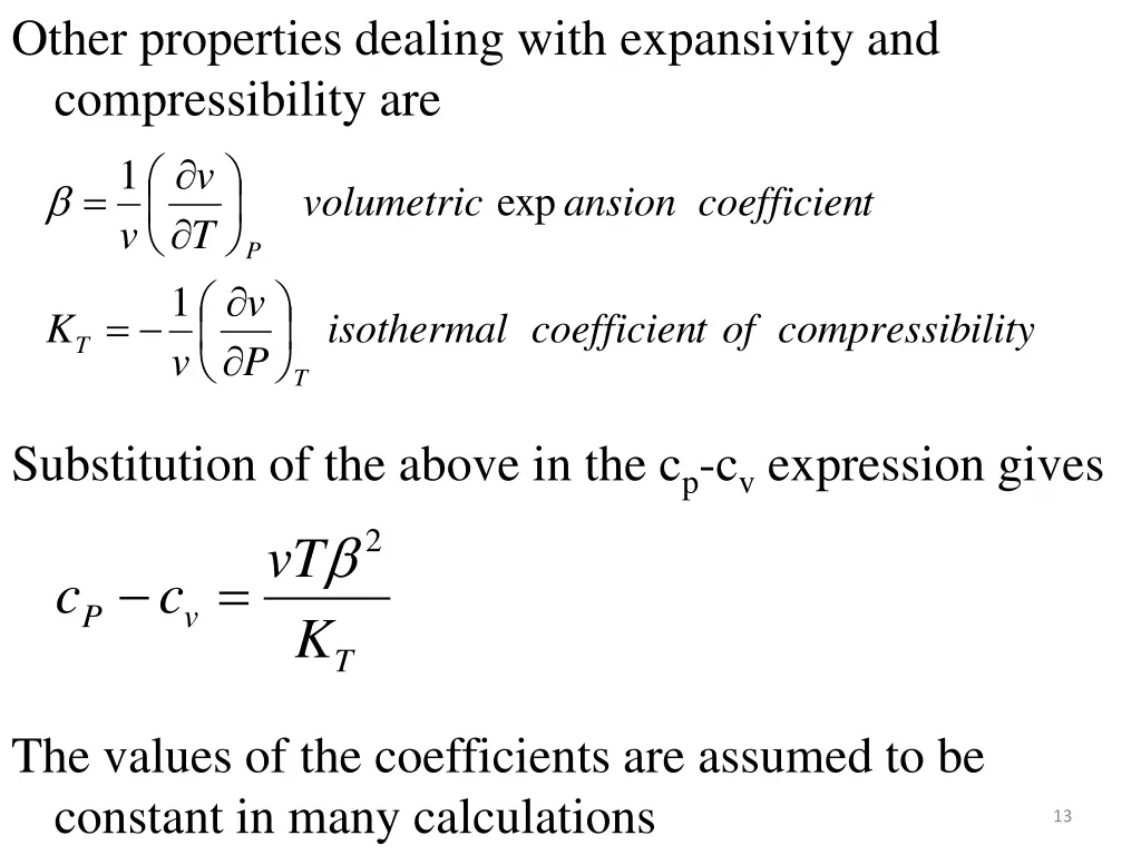 other properties dealing with expansivity