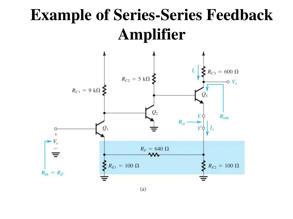 example of series series feedback amplifier