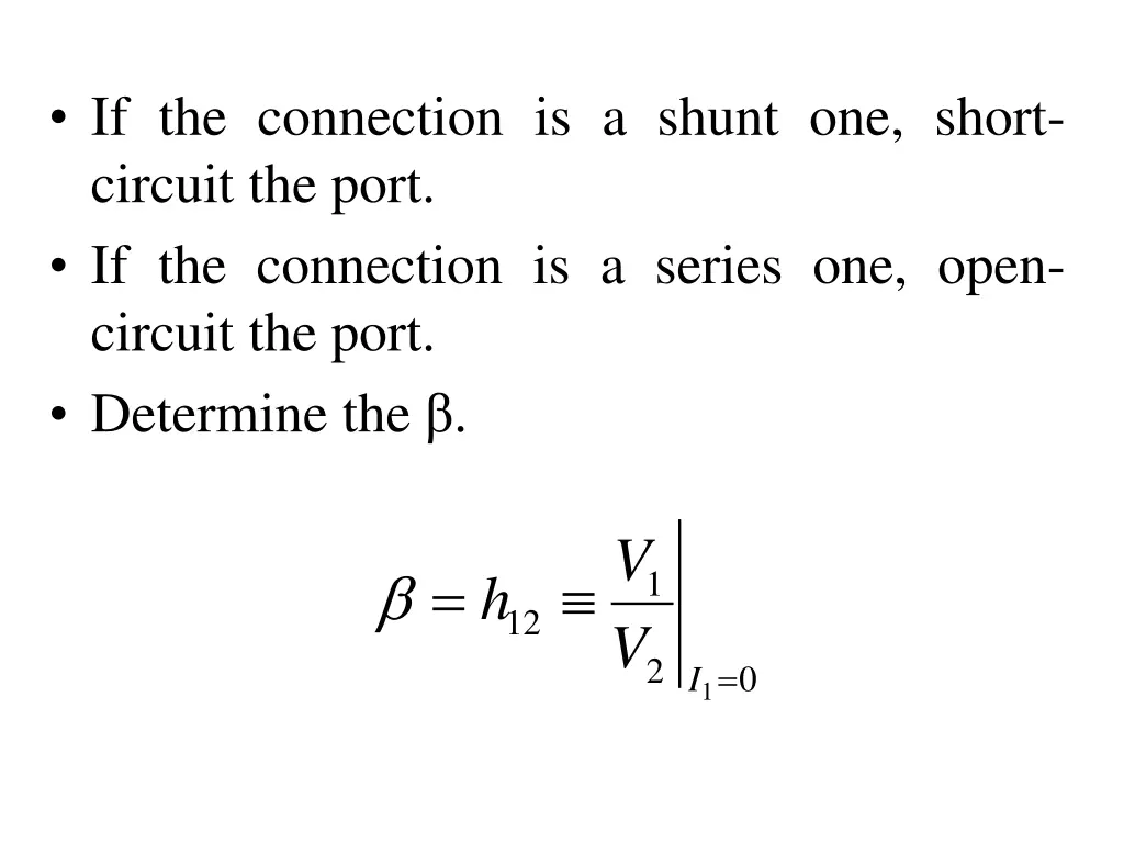 if the connection is a shunt one short circuit