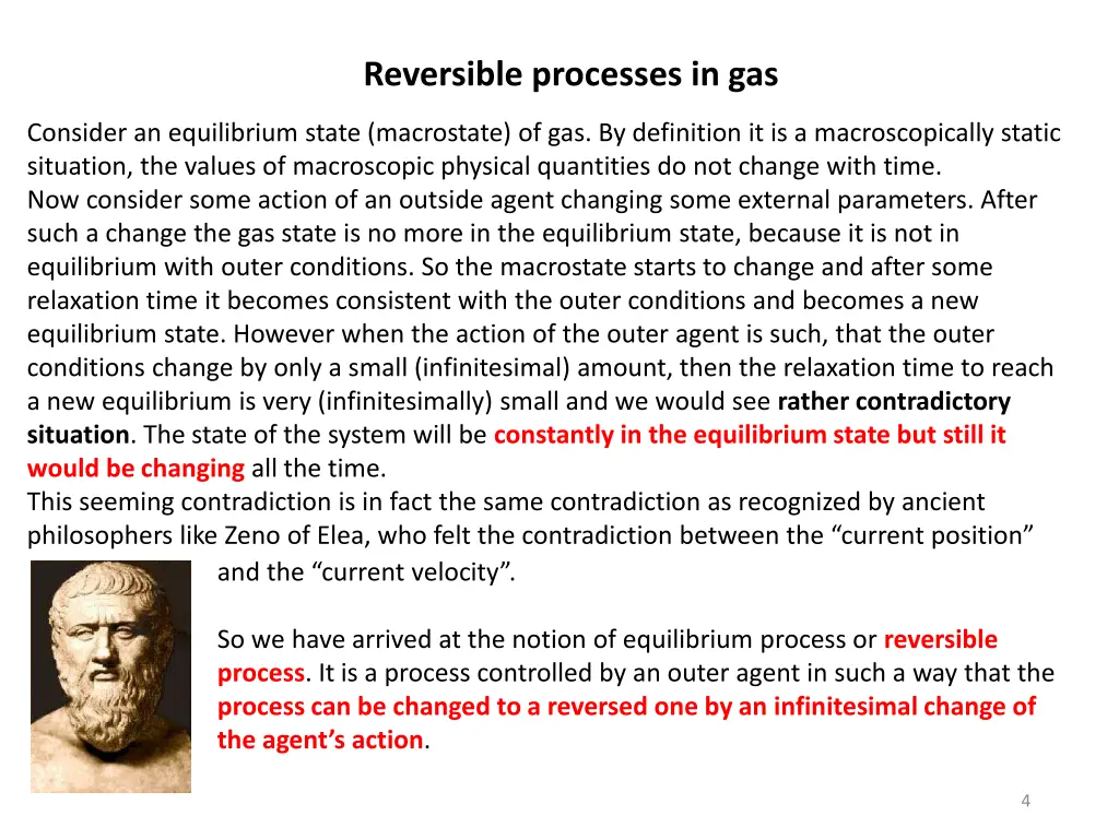 reversible processes in gas