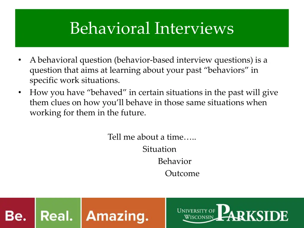 behavioral interviews