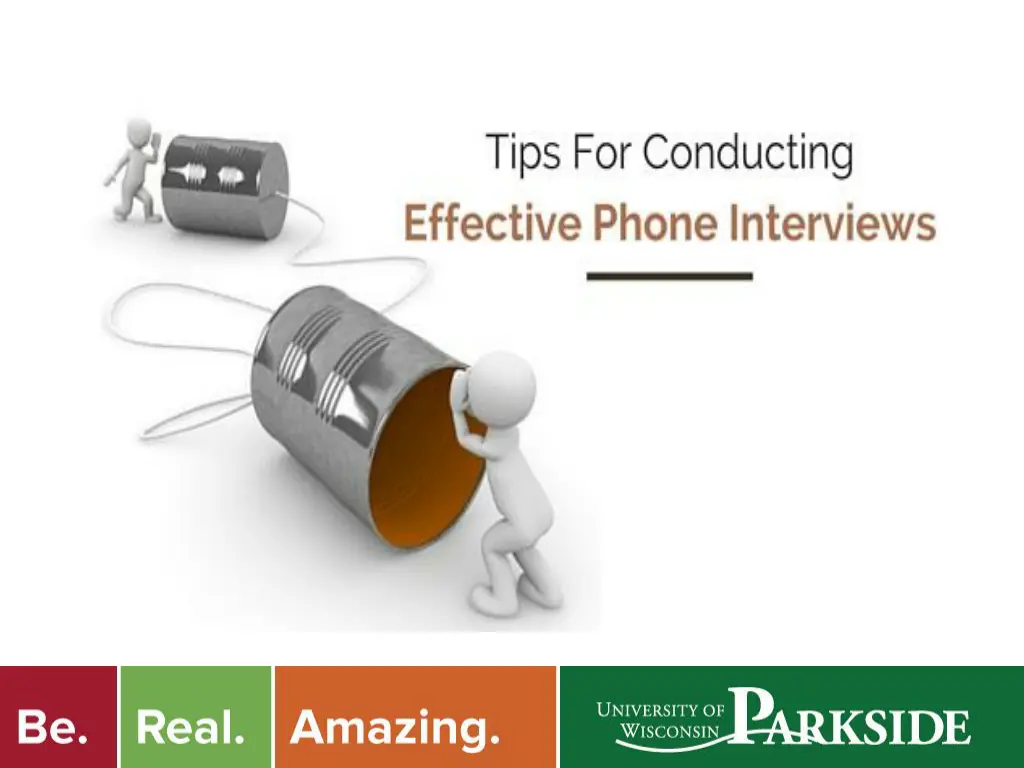 conducting effective phone interviews