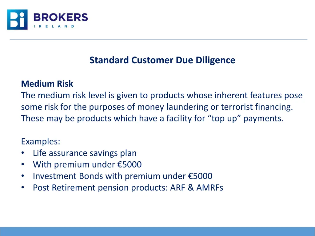 standard customer due diligence 2