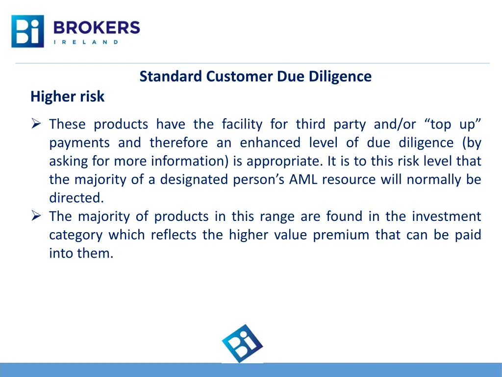 standard customer due diligence 4