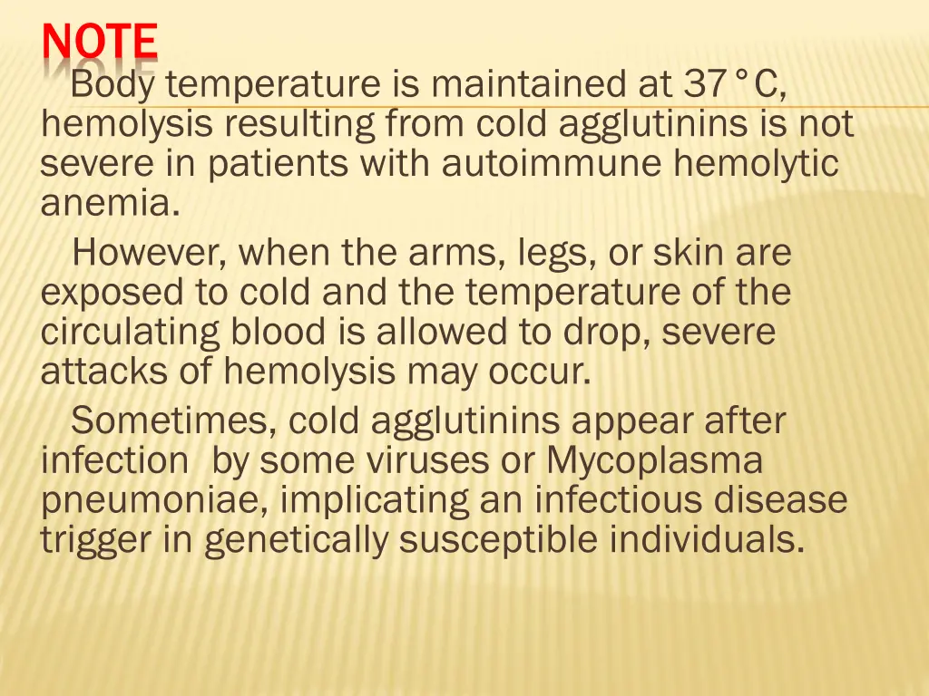 note body temperature is maintained