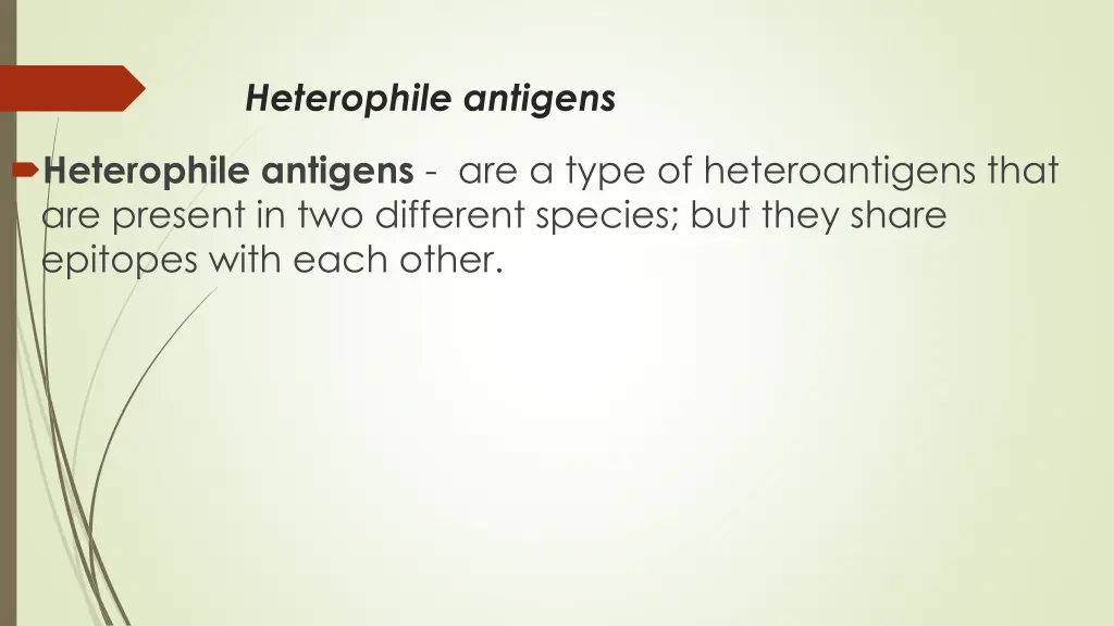 heterophile antigens