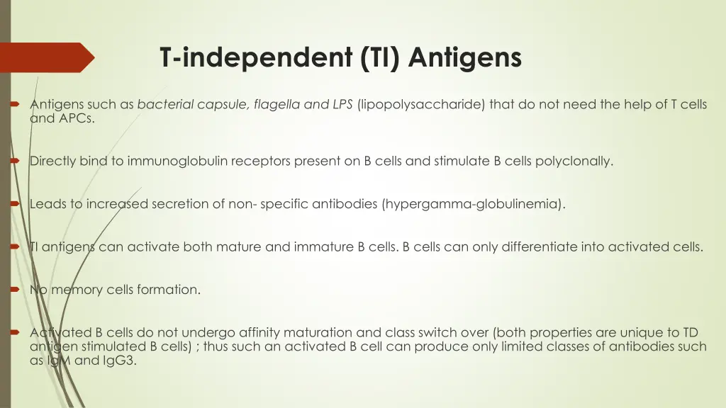 t independent ti antigens