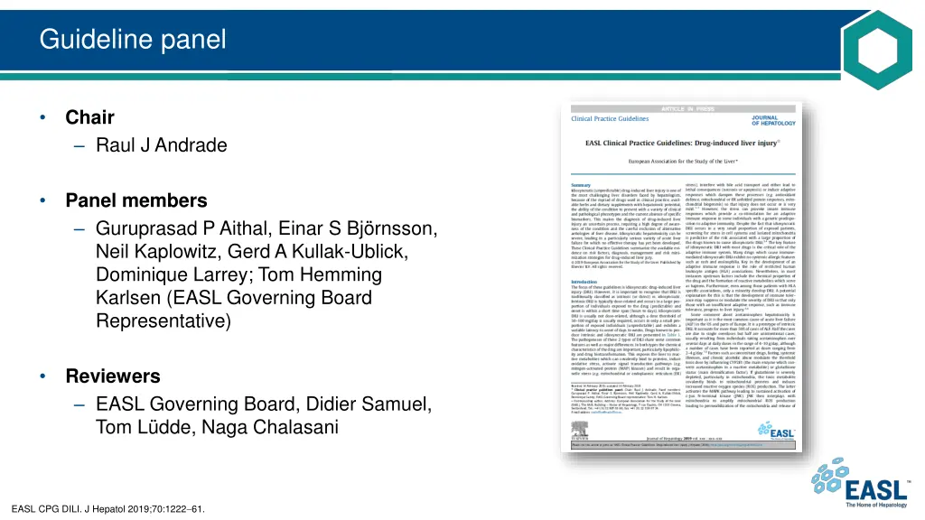 guideline panel