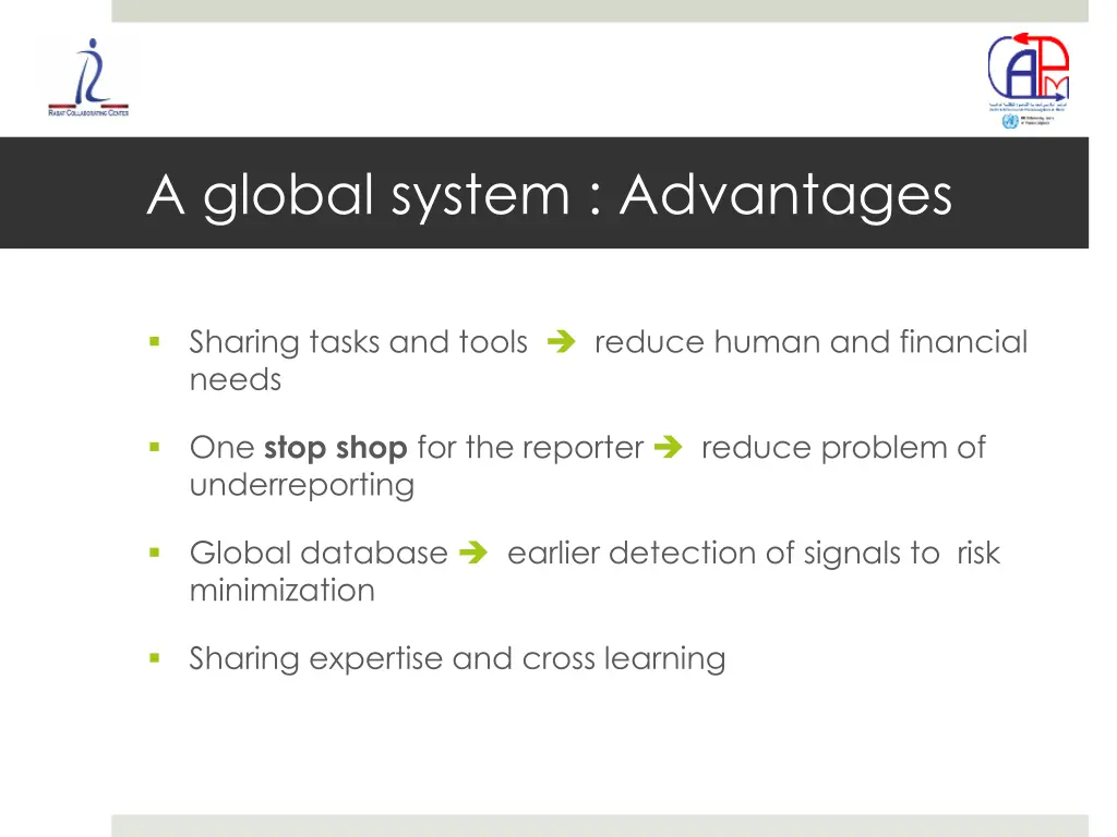 a global system advantages