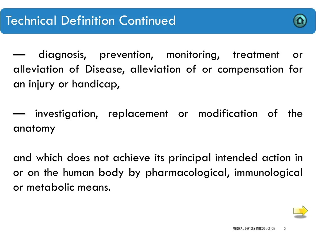 technical definition continued